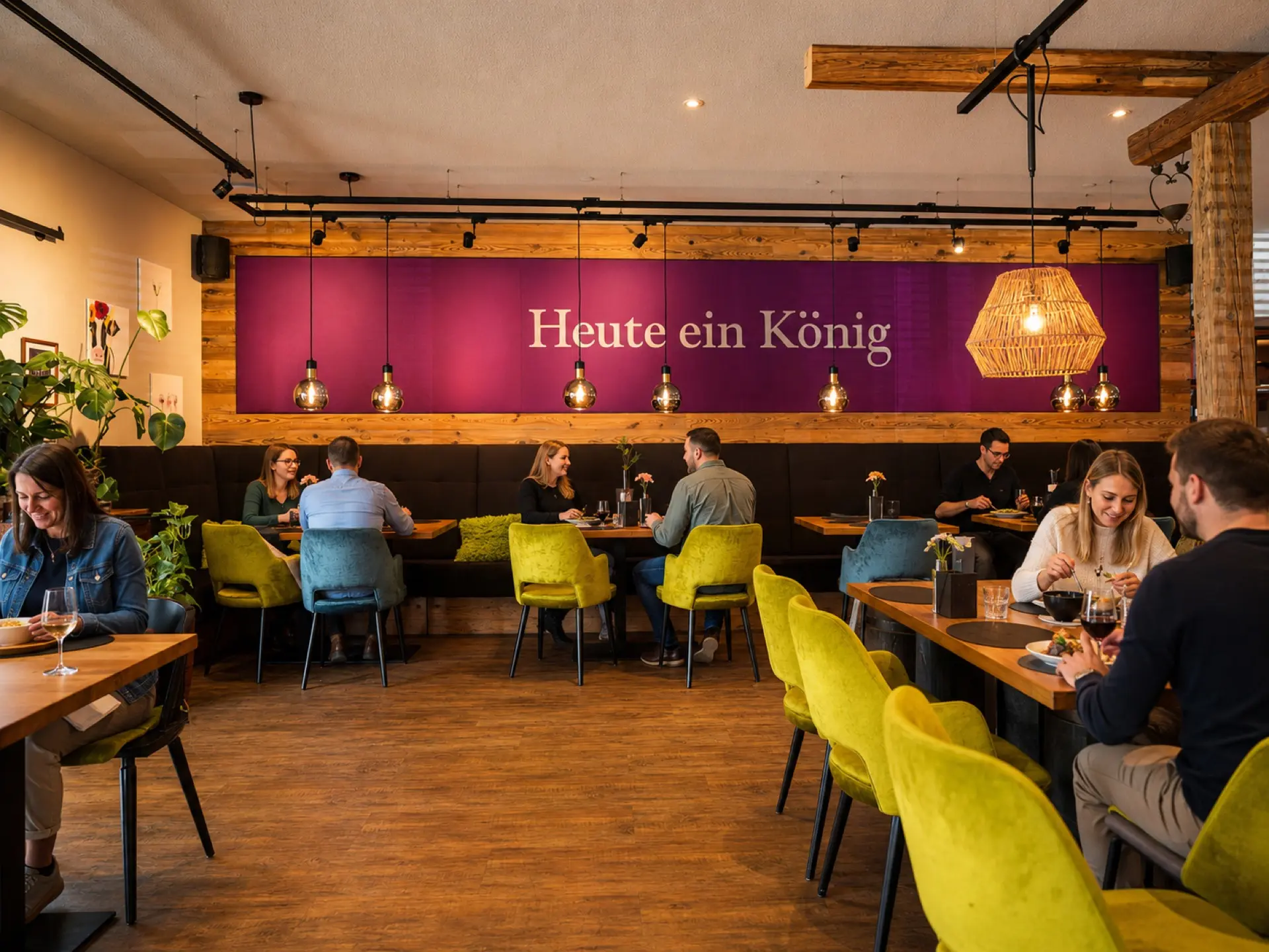 Restaurantraum, Aufnahme von Hegart Studio